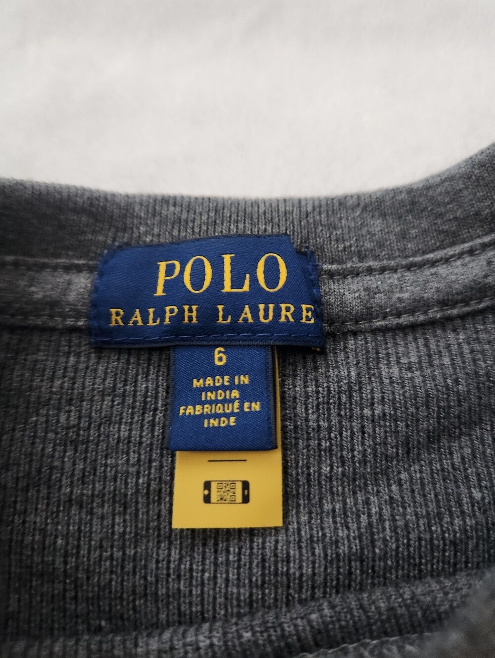 NWT Polo Ralph Lauren Heather Gray Crewneck Shirt - Picture 3 of 4